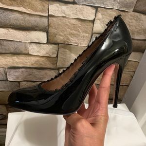 Red Valentino Womens Valentino with Heart Pattern Leather Loafer Shoes US 37 EU 7 Black Red Valentino Womens Valentino with Heart Pattern Leather Loafer Shoes US 37 EU 7 Black